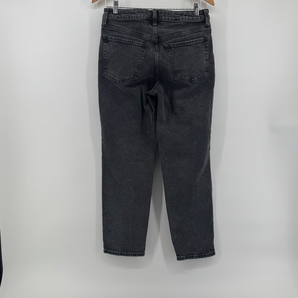 Old Navy High Rise O.G. Straight Leg 90s Minimalist Black Wash Jeans Size 6 - Picture 3 of 9